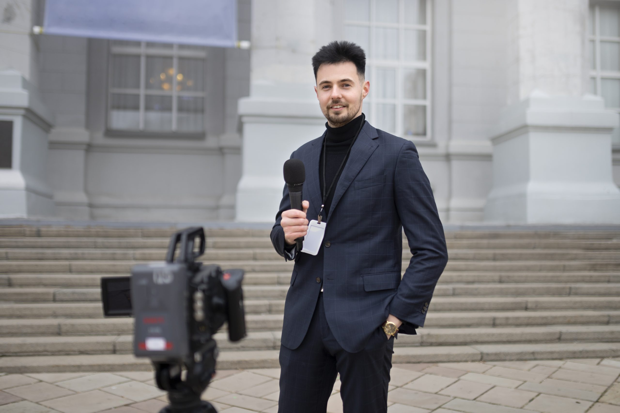 close-up-reporter-preparing-interview